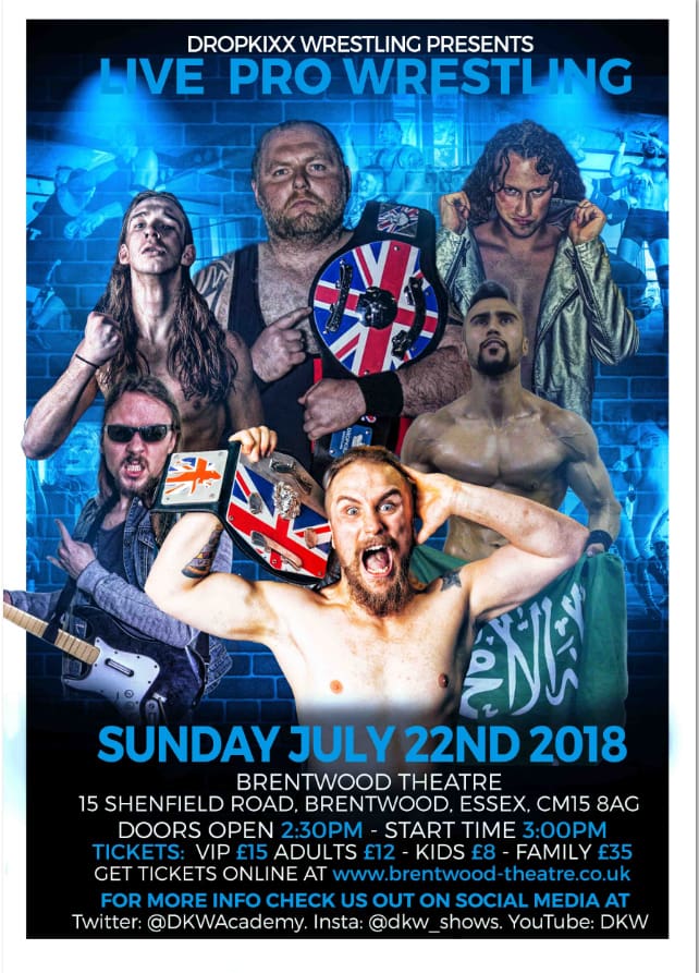Dropkixx Wrestling | Brentwood XIX | Brentwood Theatre