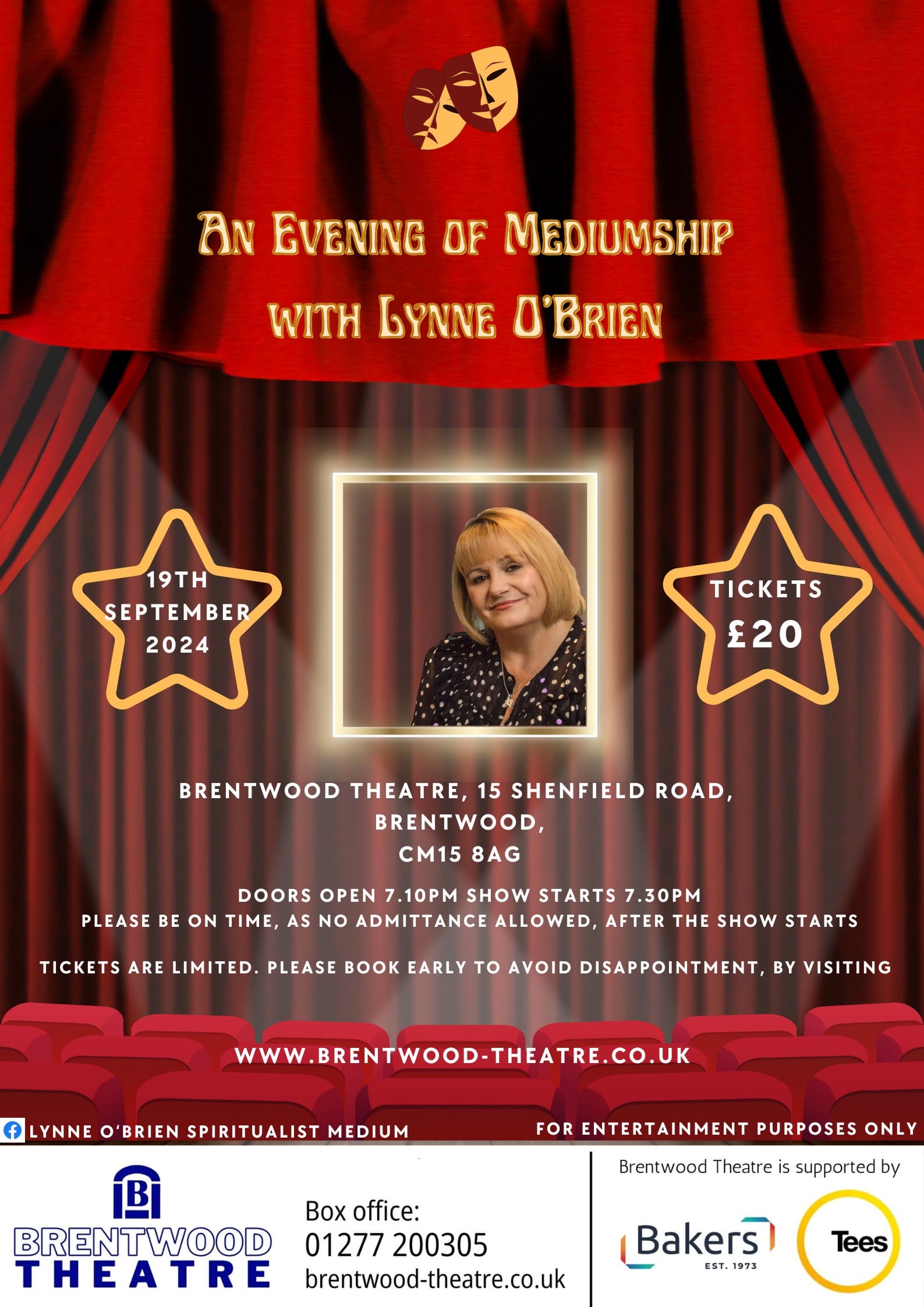 An evening of Mediumship – Brentwood Theatre
